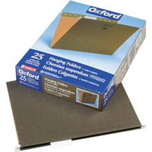 Load image into Gallery viewer, Pendaflex Hanging File Folders, Letter Size, 1/5-Cut Adjustable Tabs, 25 Per Box (81602), Green - 1/5 Tabs