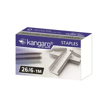 Load image into Gallery viewer, Kangaro Staple Pin 26X6-1M Single 1 Pkt (1000)
