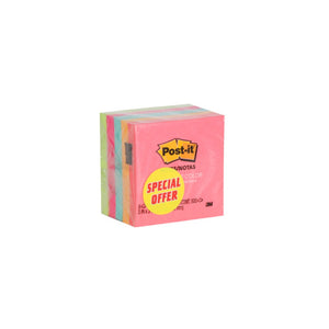 3M POST-IT NOTES 654, 3X3 INCHES  1Pkt (12)