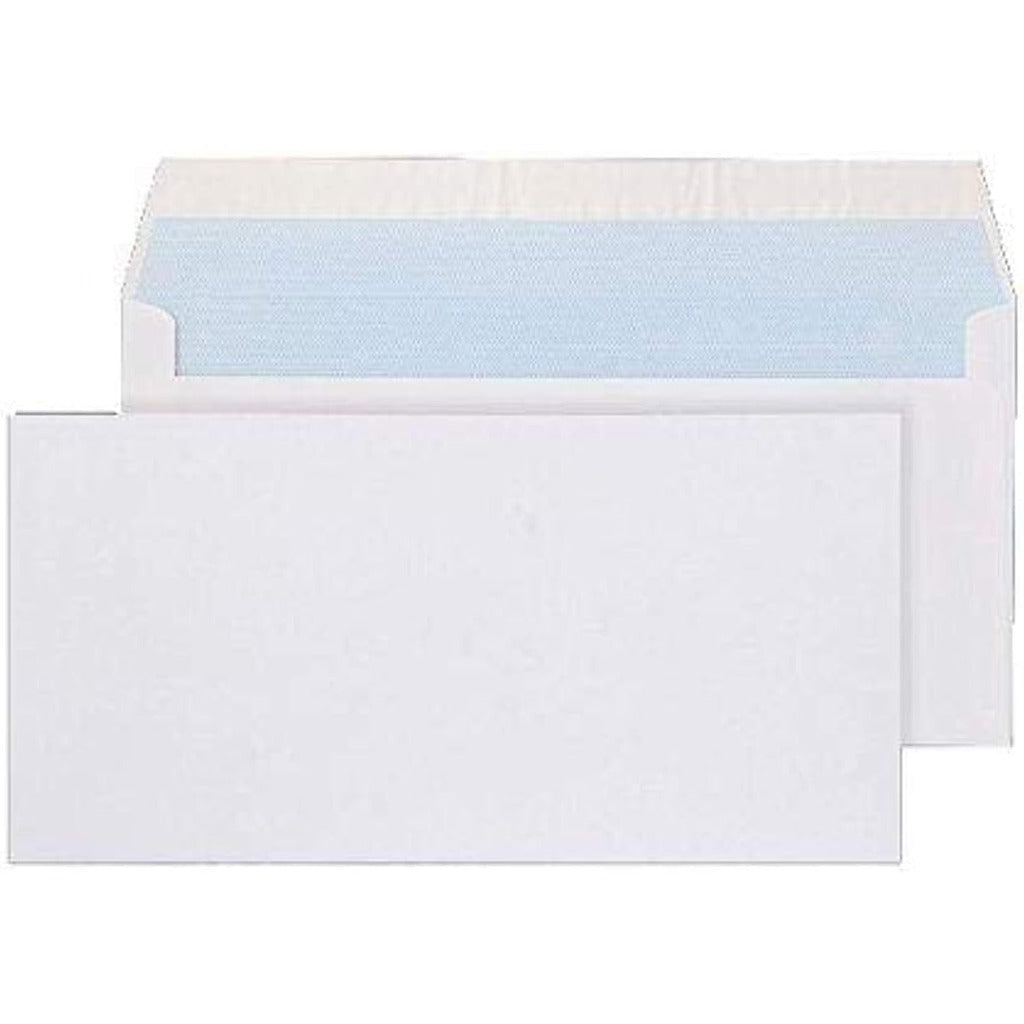 Envelope 80GSM 11.5cm*22.5cm White - 1Pkt (50Pcs)