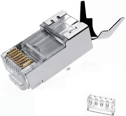 Vcom METAL SHIELD RJ45 CONNECTOR  20 PCS