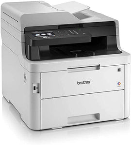 Brother Wireless All in One Printer, MFC-L3750CDW, with Advanced LED Color Laser Print, Duplex & Mobile Printing, High Yield Ink Toner