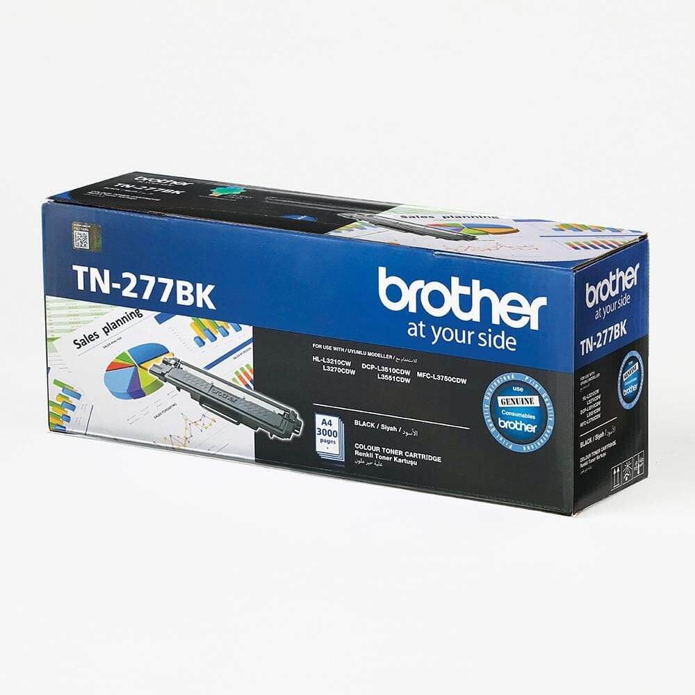 Brother TN-277 High Capacity Toner Cartridge for HL-L3270CDW DCP-L3551CDW (Black)