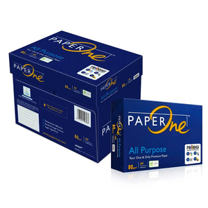 Paper One A4 80GSM Photocopy Paper Box. (5 Reams)