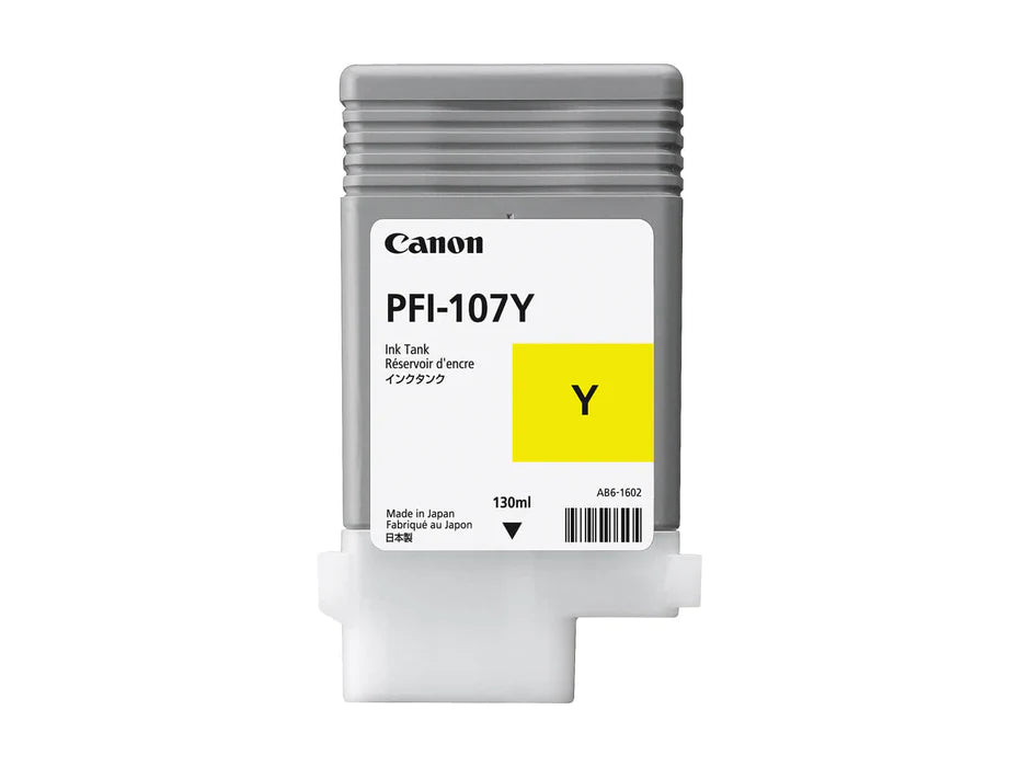 Canon PFI-107 Yellow Ink Cartridge