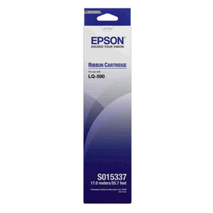 EPSON LQ-590 RIBBON CARTRIDGE S015337 BLACK