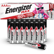 Load image into Gallery viewer, Energizer Max AAA Alkaline Batteries 1.5V Pack of 12
