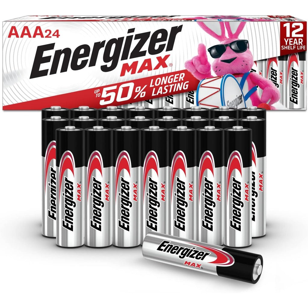 Energizer Max AAA Alkaline Batteries 1.5V Pack of 12