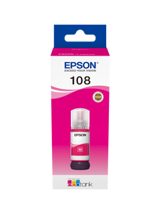 Epson 108 EcoTank Magenta ink bottle