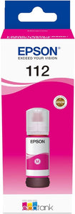 Epson 112 EcoTank Pigment Magenta ink bottle