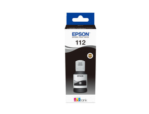 Epson EcoTank 112 Pigment Ink Bottle Black 127ml