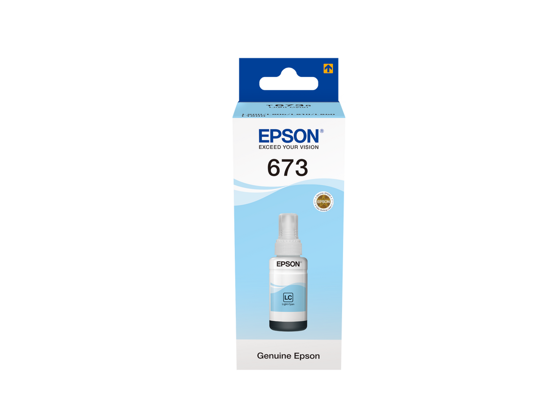 Epson T6735 Light Cyan ink bottle 70ml