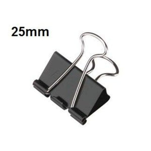 FIS FSDO32MM Double Clip 32mm - Black (pkt/12pcs) The FIS Double clip is made from hardened steel and the curved handle is nickel-plated to ensure strong binding.