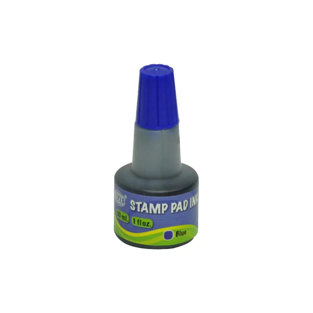 FIS STAMP PAD INK, 30ML, BLUE