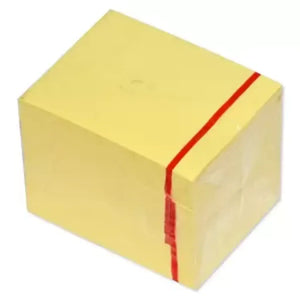 FISSticky Note Pad, 1.5X2 inches, Pack of 4, Pastel Yellow 100 Sheets