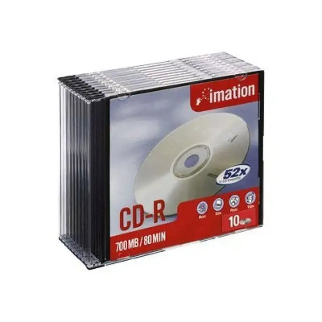 Imation CD-R 52x 700MB 10pcs in Slim Case