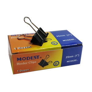 Modest Double Clip 25 mm 1" Pack of 12