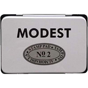 Modest Stamp Pad (11 x 7cm, Black) 1Pcs