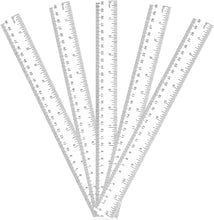 Load image into Gallery viewer, PLASTIC RULER CLEAR 30CM (12&quot;)
