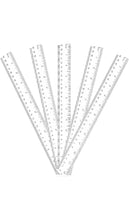 Load image into Gallery viewer, PLASTIC RULER CLEAR 30CM (12&quot;)
