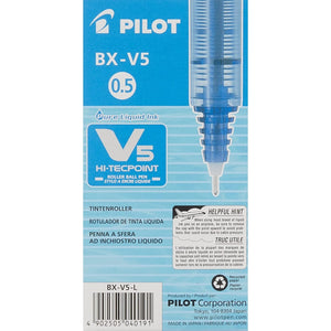 Pilot V5 Liquid Ink Rollerball 0.5 mm Tip (Box of 12)