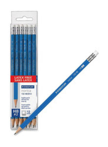 Staedler Norrica 122 Pencil W/Eraser 12PCS/PKT 122-HB