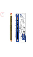 Load image into Gallery viewer, Staedler Norrica 122 Pencil W/Eraser 12PCS/PKT 122-HB
