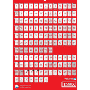 Tanex Multi Purpose Label A4 12 Labels Per Sheet -  1Pkt (100Sheet)