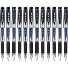 Load image into Gallery viewer, Uniball Uni-Ball 219006000 UM-153S Signo Impact Gel Pens with Rubber Grip, Blue Gel, 1mm Nib (Pack of 12)
