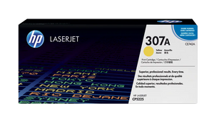 HP 307A Yellow Original LaserJet Toner Cartridge (CE742A)