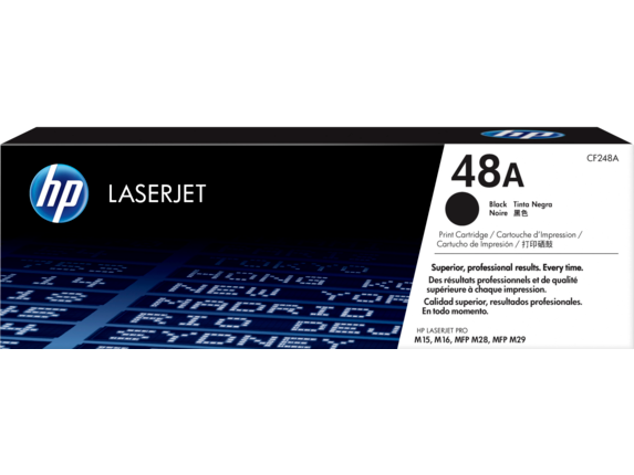 HP 48A Black Original LaserJet Toner Cartridge, CF248A