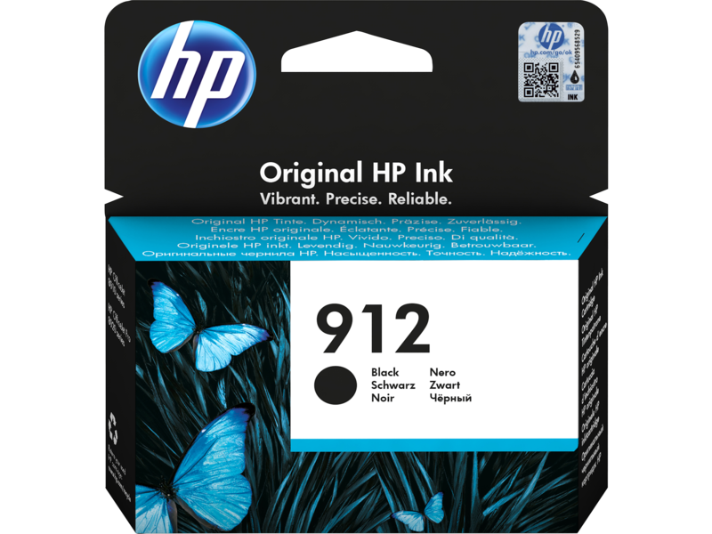 HP 912 Black Original Ink Cartridge (3YL80AE)