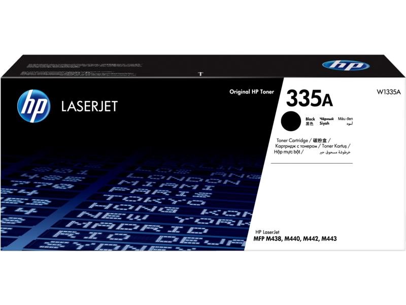 HP 335A Black Original LaserJet Toner Cartridge (W1335A)