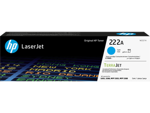 HP 222A Cyan Original LaserJet Toner Cartridge (W2221A)