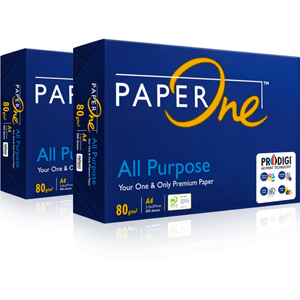 Paper One A4 80GSM Photocopy Paper Box. (5 Reams)