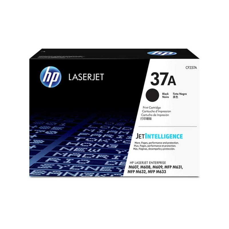 HP 37A Black Original LaserJet Toner Cartridge (CF237A)