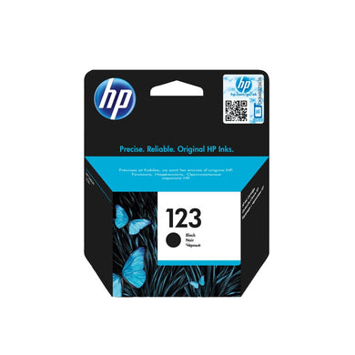 HP 123 Black Original Ink Cartridge (F6V17AE)