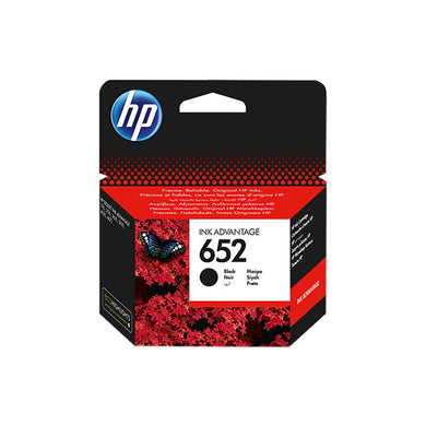 HP 652 Black Original Ink Advantage Cartridge (F6V25AE)