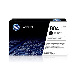 HP 80A Black Original LaserJet Toner Cartridge (CF280A)