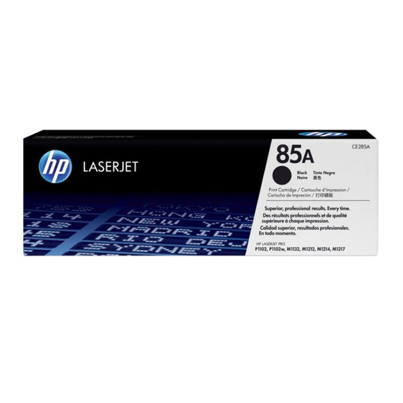 HP 85A Black Original LaserJet Toner Cartridge (CE285A)