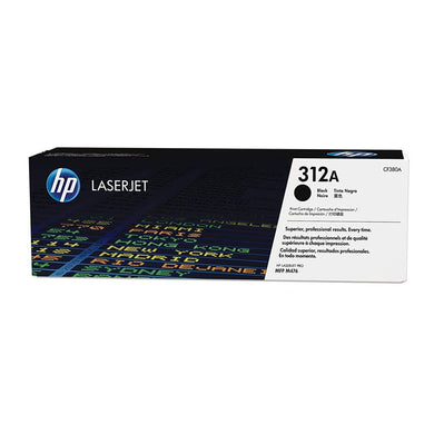 HP 312A Black Original LaserJet Toner Cartridge (CF380A)