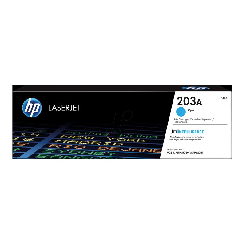 HP 203A Cyan Original LaserJet Toner Cartridge (CF541A)