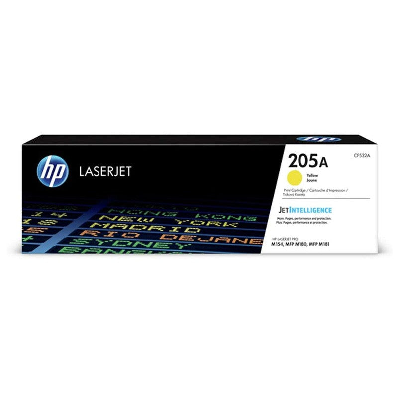 HP 205A Yellow Original LaserJet Toner Cartridge (CF532A)