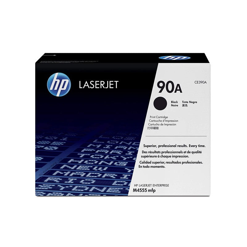 HP 90A Black Original LaserJet Toner Cartridge (CE390A)